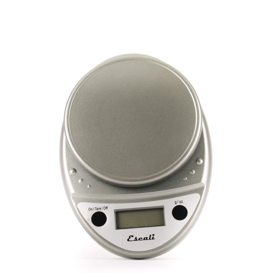 The Escali Primo digital scale in grey.